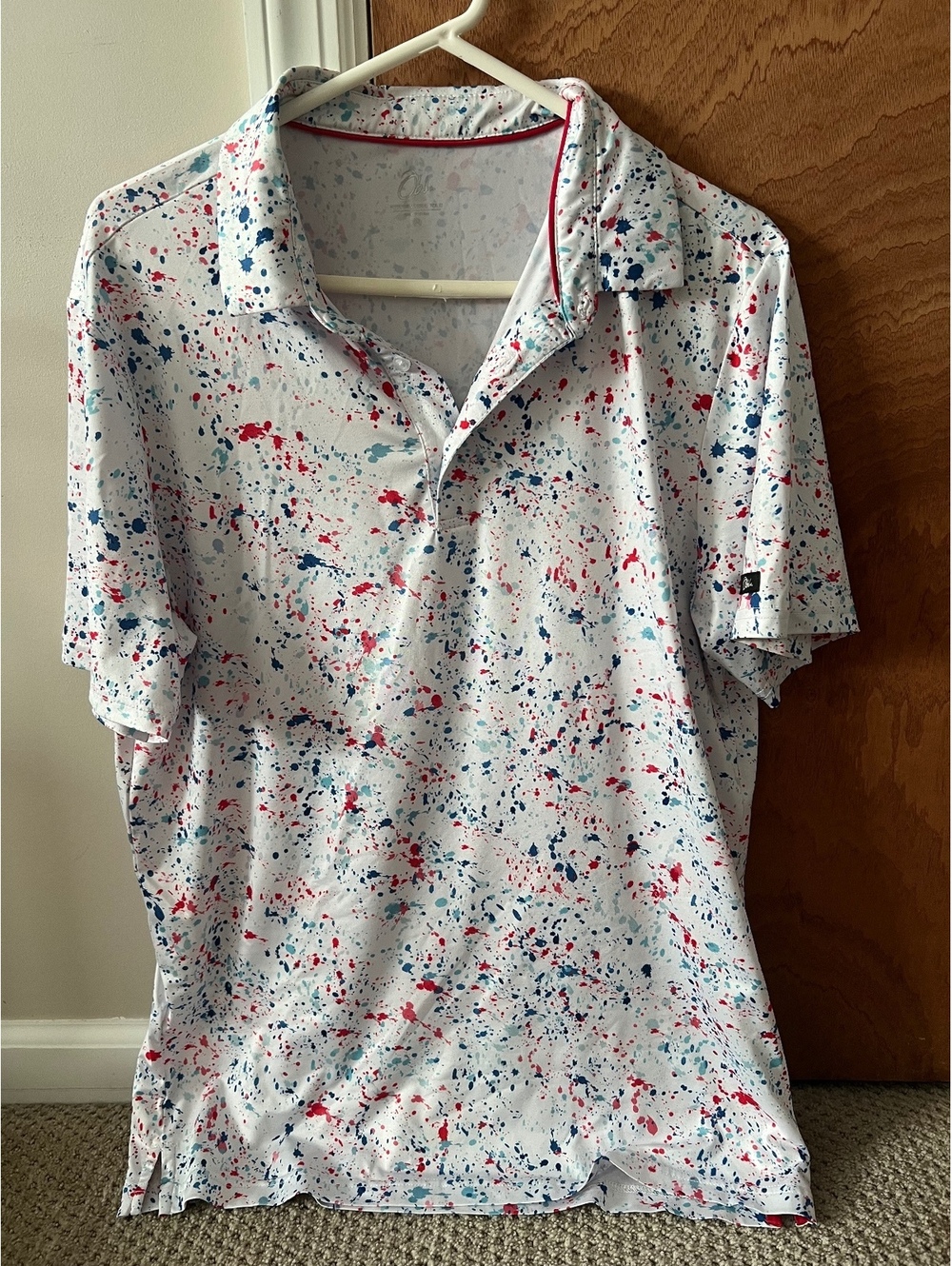 Obla Paint Splatter Golf Polo
